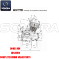 Zongshen CPS180D Πλήρη ανταλλακτικά κινητήρα Γνήσια ανταλλακτικά