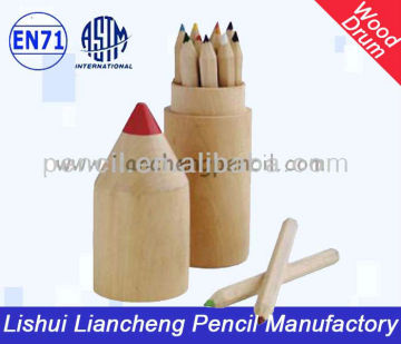 mini colored pencil set with 12pcs drum set LC 084
