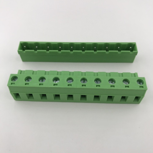 10 ways connect 7.62mm pitch pluggable terminal block