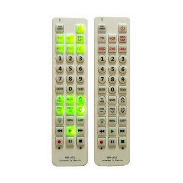 Universal remote control for TV/cable/DVD