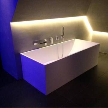 Handmade Rectangular Hotel Bathtub Design BS-8617