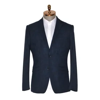 Unique Design classic hand made man business office suit jackets high quality seamless wool suit