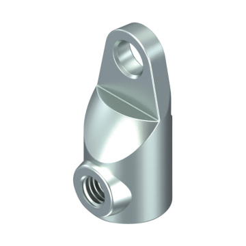 Zinc Alloy Cabinet Accessories 8mm 10mm Round Rod Adapters