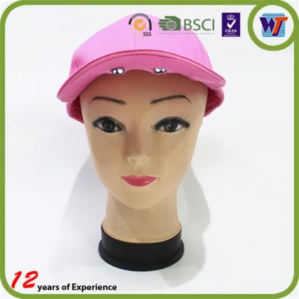 Hot cake led baseball cap Cotton Baseball Cap With Built-in LED Light