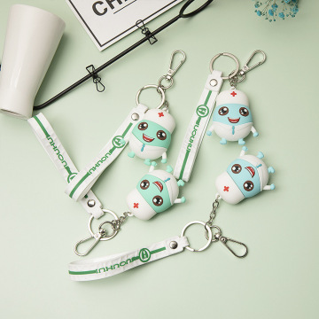 Porte-clés de la bande dessinée Type de médecin Small Cadeau Keychain