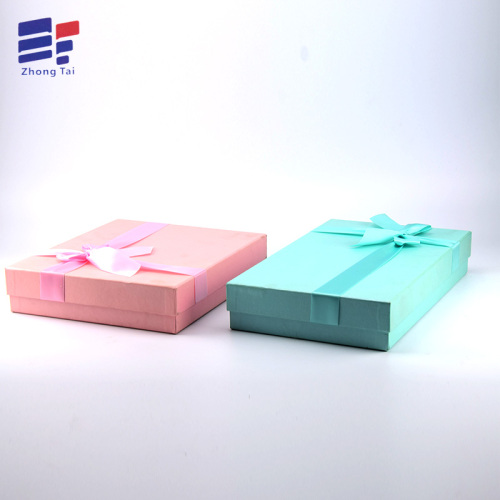 Pure color clothing paper gift box