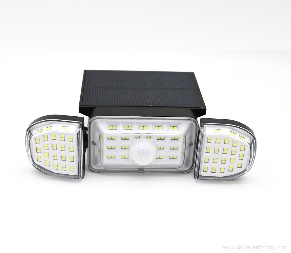 164 LED Security Lamparas Solar Sensor Wall Light