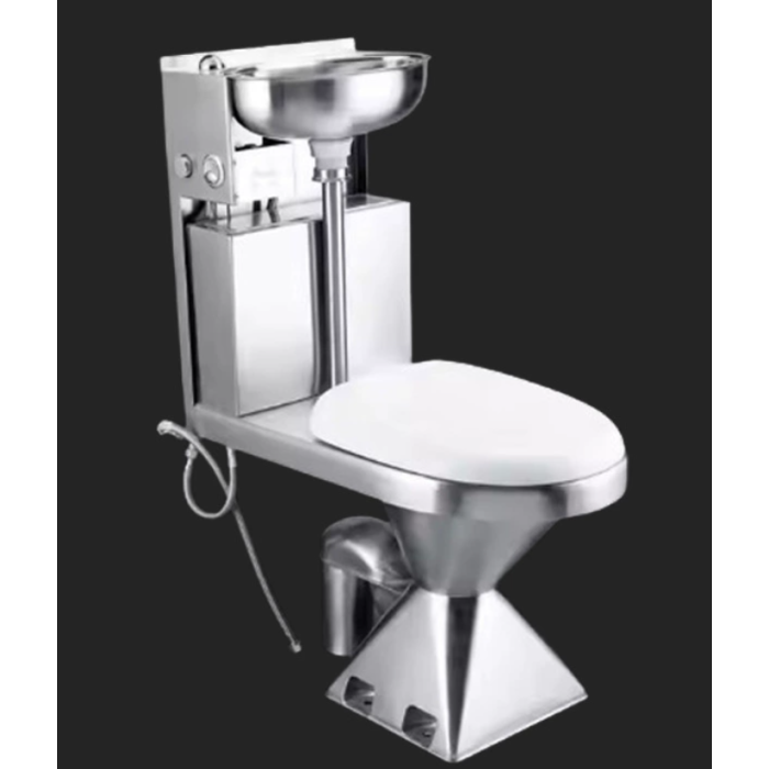 Hochwertige Edelstahl -Toilette
