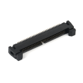 Short ear buckle black Box Header 1.27mm