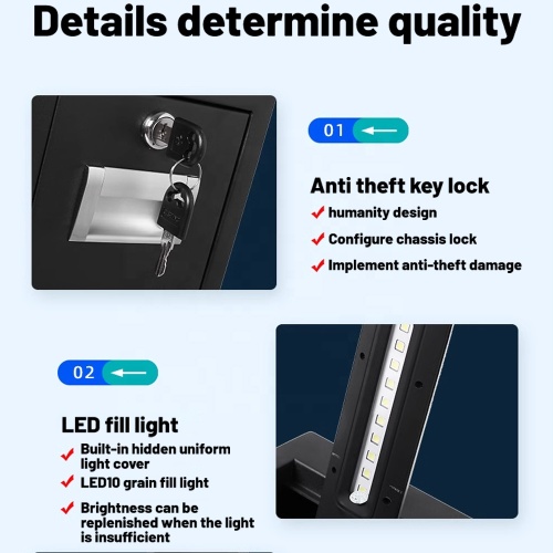 Wall mounted High resolution book document scanner