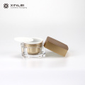 50g gold acrylic skincare bottle in plastic packaging