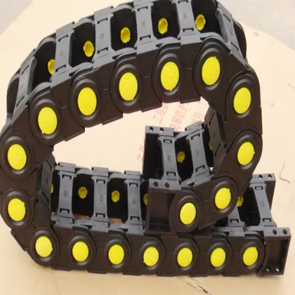 single row minitype engineering plastic cable drag chain