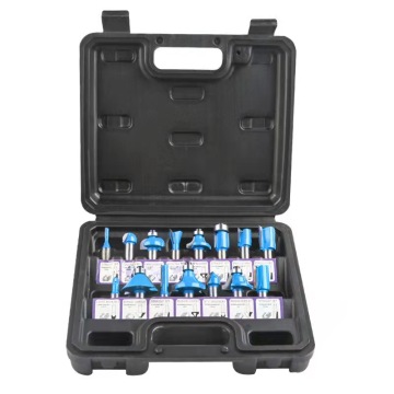 中国の木工ミルリングカッター-15pcs 6.35mm 12.7mm 8mmシャンク