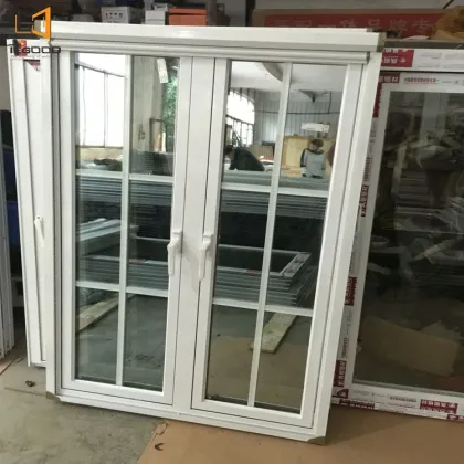 French Style High-Quality Tempered Glass Exterior UPVC/PVC Flush Pella Casement Windows: Premium Window Solutions