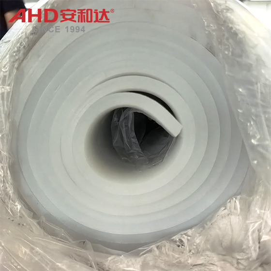 thick silicone rubber sheet natural white