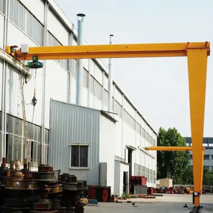 Single Girder Gantry Cranes: 5T, 10T, 20T, 30T Semi-Portal Cranes