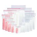 Clear Plastic PE zip resealable zip lock bag