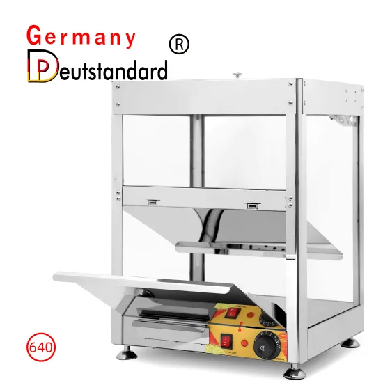 Mini Food Chip Warming Cabinet With Glass