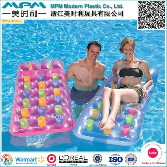 inflatable pool mattress single size pool air mattress for sunbathing