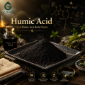 Polvo de ingrediente de nutrición vegetal de ácido húmico natural