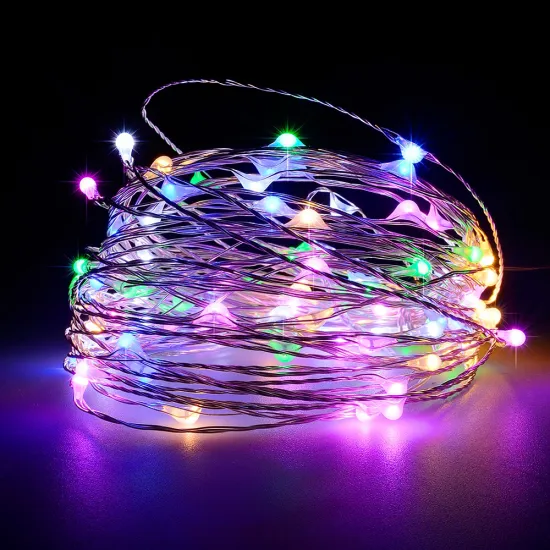 Battery-Powered 1M 2M 3M Fairy String Lights for Wedding & Christmas Decoration