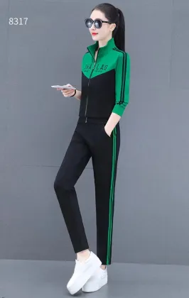 Autumn Fashion Sweater Two-Piece Women's Spring And Autumn Sportswear Suit
