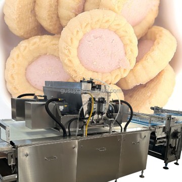 Gusu Chocolate Cream Sandwich Biscuit Making Machine