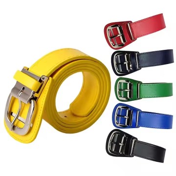 Wholesale PU Leather Softball and Baseball Adjustable Belts for Men and Women