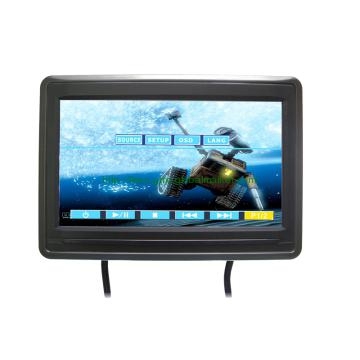 7 inch in car Monitor display  remote control and touchscreen