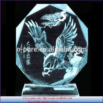 3D laser crystal award ,crystal 3d laser gift