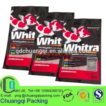 tropical fish high protein color enhanced fish food pouch