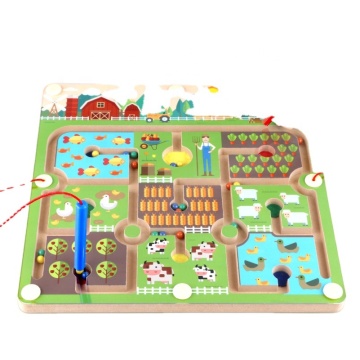 Interactive 3D Wooden Maze Puzzle: An Educational Toy for Children, Perfect for Boys