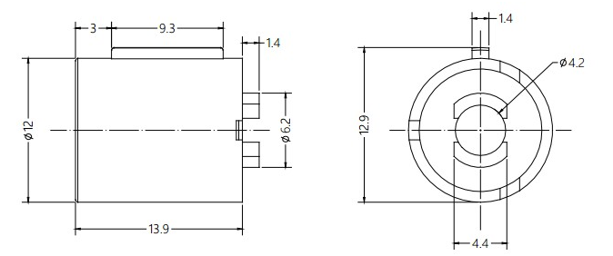  Damper Drawing for Seat Armrest