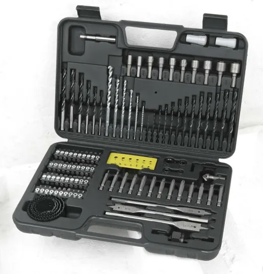 110PCS Metric Drill Set(SCREWDRIVER BITS/MASONRY DRILL BITS/H.S.S. TWIST DRILLS SET)