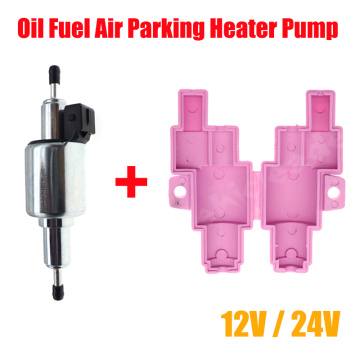 12V/24V Fuel Pump 1KW-5KW Oil Fuel Air Parking Heater Pump Electronic Pulse For Car Air Diesels Fuel Pump Cover Holder Bracket