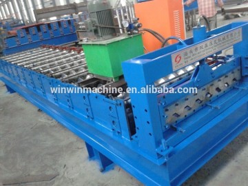 trapezoidal profile roofing sheet roll forming machine