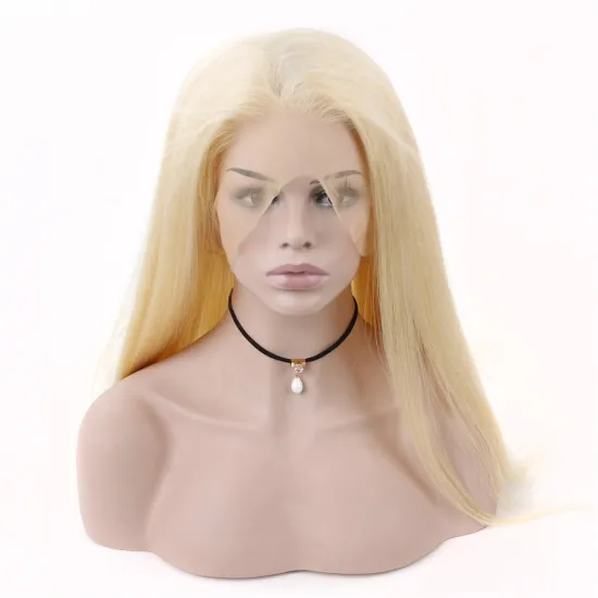 613 Blonde  Lace Wig Brazilian Straight Human Hair wigs Transparent Lace Front Wigs Pre-Plucked With Baby Hair