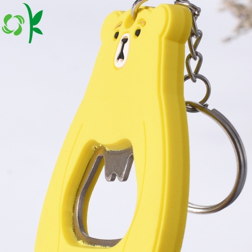 Multicolor Desain Silicone Beer Bottle Opener untuk Promosi