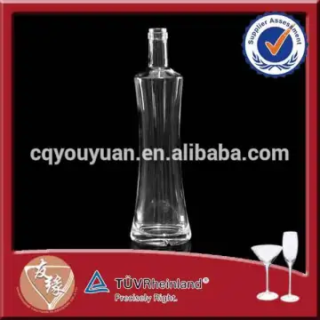 vodka tequila alcoholic beverage glass bottles measurable bottle custom 750 ml glass bottles with lid