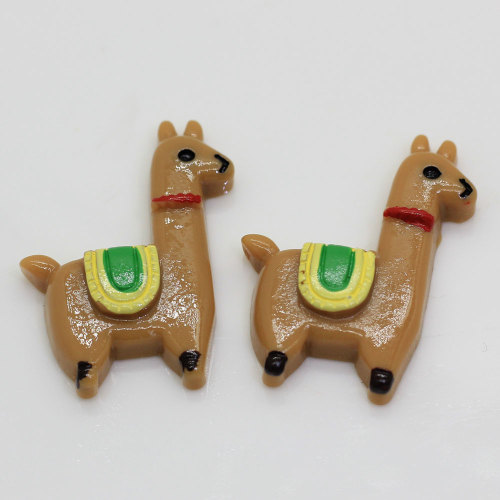 Cartoon Kawaii Mini Alpaca Vormige DIY Telefoon Shell Ornamenten Kralen Charms Kids Handgemaakte Speelgoed Decoratie: