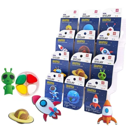 China Clay Creative Modeling Clay Kits - 12/24/36 Colors Air Dry Clay for Kids