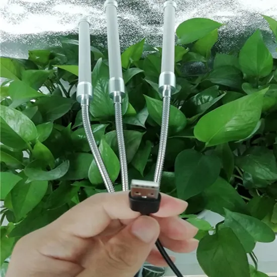Three head decoration light plant grow