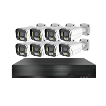 Xmeye Xmeyepro 8ch 8 Kanal IP -NVR -Kamera -Kit 8MP 4K Farb Nachtsicht PoE -Sicherheitssystem