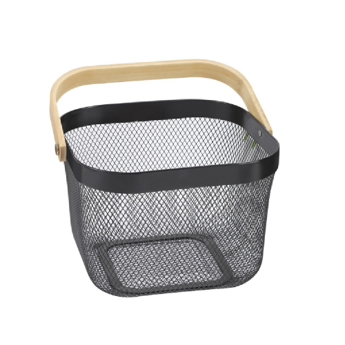 Mesh Baskets with Wood Handle