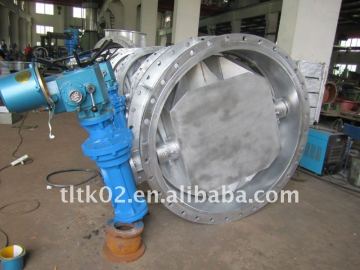 cast iron big diameter butterfly valve
