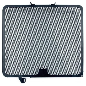 Black Radiator Grille Guard and Oil Cooler Cover for Daytano 675 (2013-2015)