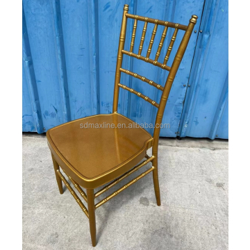 Wholesale Metal Chiavari Chairs for Banquet Wedding Rentals at Cheap Golden Hotel