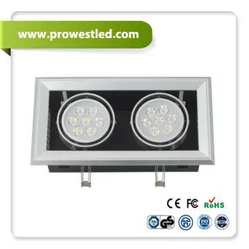 7x1W LED ceiling light grille lamp