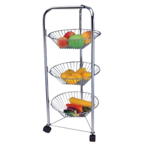 Fruit rack with wheels