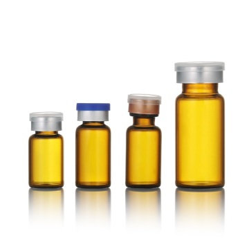 Hot Sale Amber Glass Vials with Rubber Stopper - Various Sizes (3ml-30ml)